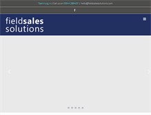 Tablet Screenshot of fieldsalessolutions.com